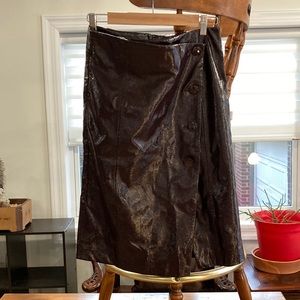 Patent leather Skirts